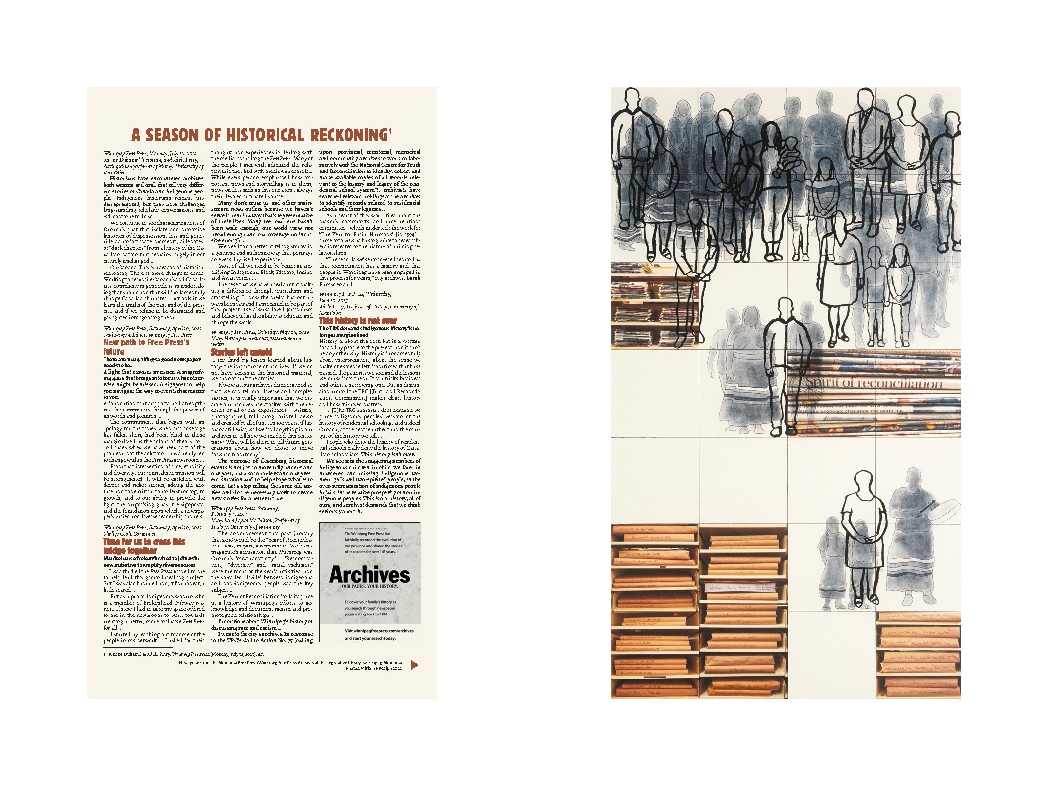 The Archives and the Newspaper