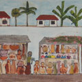 Pottery Stands in Aregua